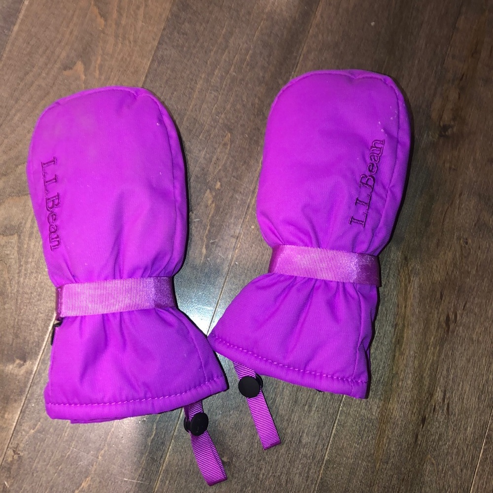 LL BEAN KIDS 12-24 MONTH MITTENS THINSULATE